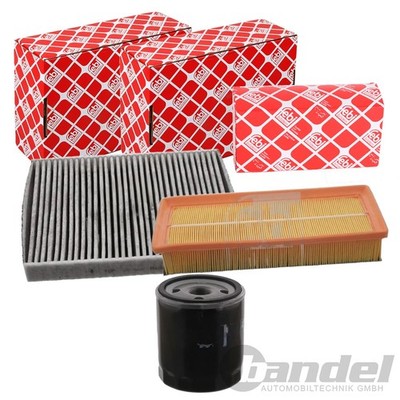 FEBI POLLEN- LUFT- ÖL-FILTER PAKET passend für Peugeot 508 1 8Dx