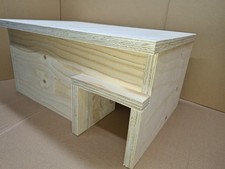 Hedgehog Feeding station/ house Fully Assemble Lift Off Roof door is 120mmx120mm