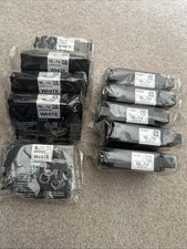 10 PK TZ-241 Black on White Label Tape For Brother P-Touch PT-330 18mm 3/4"