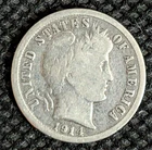 A Silver Barber Dime from 1914!  S-Mint Mark1  Free Shipping!