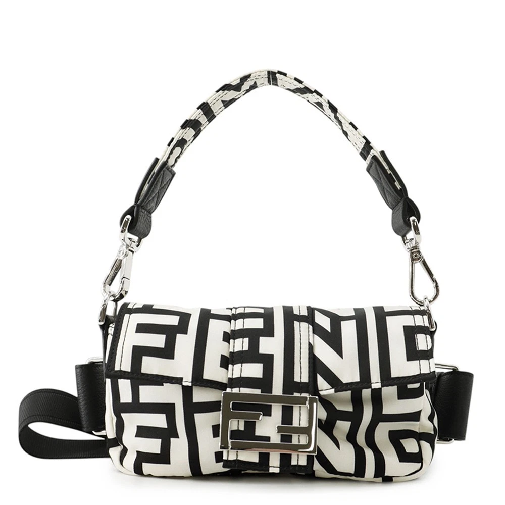 Fendi — FENDI Mamma Bucket Waist Pouch - Marc Jacobs Collaboration Nylon White/Black...
