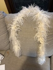 Ivory Genuine Ostrich Feather Boas   56   Long Boa