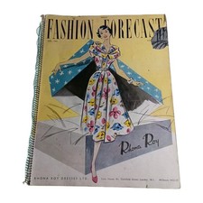Fashion Forecast Magazine Dec 1949 Paperback Book