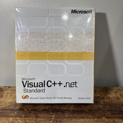 Microsoft visual c++ . Net Standard version 2002- Visual studio