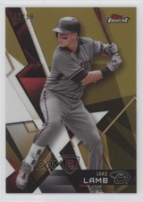 2018 Topps Finest Extended SP Gold Refractor 46/50 Jake Lamb #105 7xr
