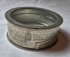 Antique Pat'd 1894 American Waltham Watch Co Round Metal & Glass Parts Container