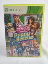 Barbie y sus hermanas cachorro rescate Xbox 360 videojuego falta manual funcionando