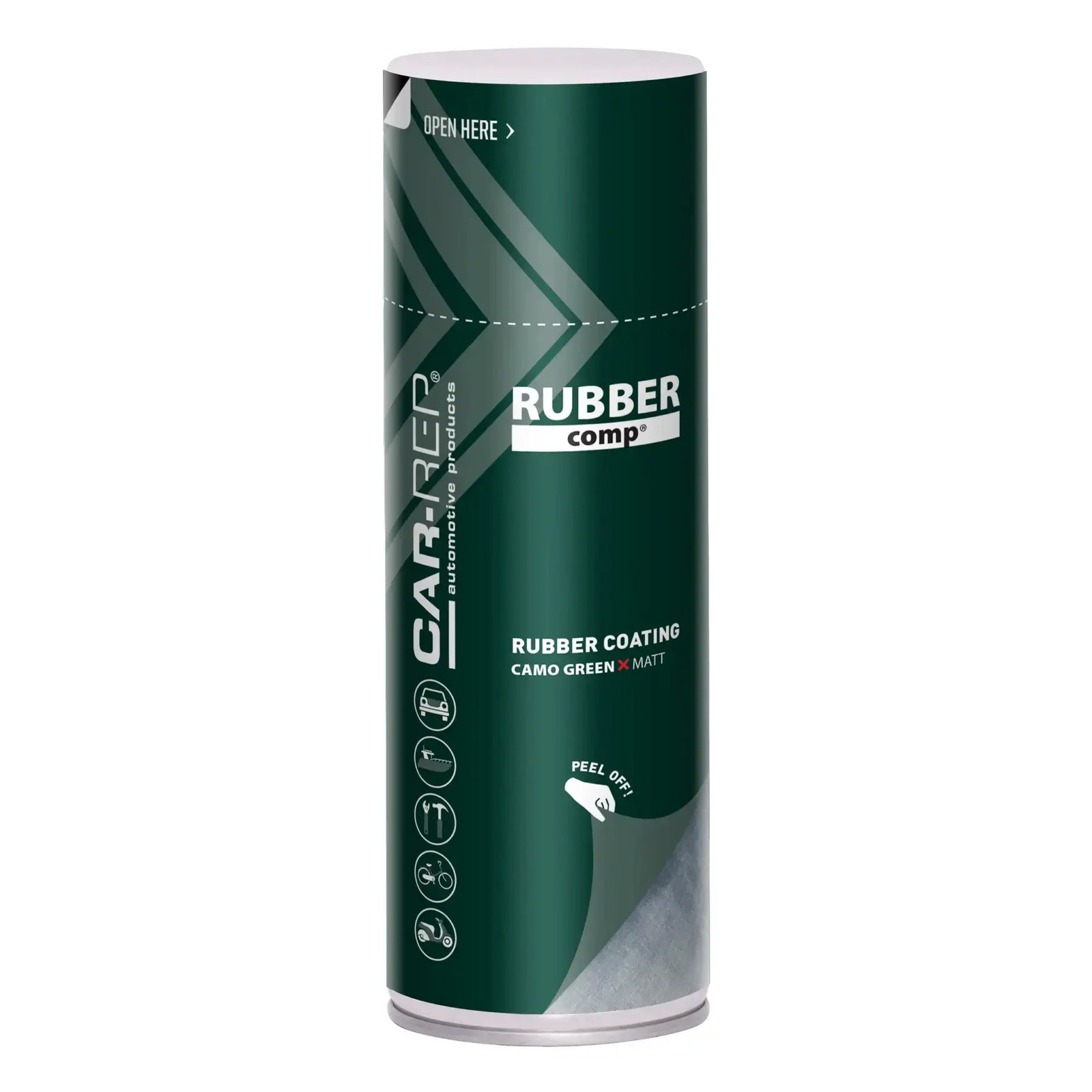 x6 Maston Car-Rep Auto Spray Rubber-Comp Camo Green Matt 400ml