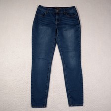 Maurices Women's Blue jeans Skinny Mid Rise M Reg Medium Wash