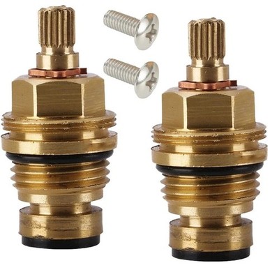 2x 1/2'' BSP Kupfer Wasserhahn Ventil Kern Wasserhahn Kartusche Ersatzspule für Küche
