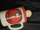 Avon Snoopy Peanuts Liquid Soap Jar 1969 Red Baron Vintage Full!  — photo 2