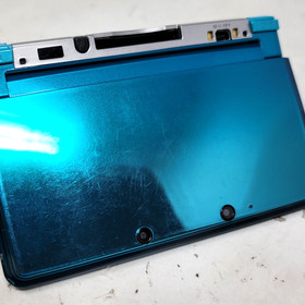 Nintendo 3DS Handheld System Aqua Blue W/ Charger & Stylus Tested Working