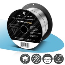 STAHLWERK MIG MAG Aluminium Schweißdraht ER4043 AlSi5 1,0 mm 0,45 kg Drahtrolle