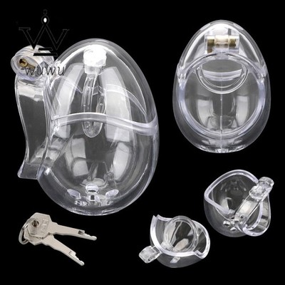 Fully Restraint Male Chastity Device Belt Cage Lock Keys PC Egg-Type 52mm