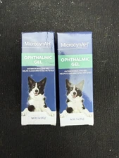 2 Pkgs Of Vetericyn Plus Antimicrobial - Pet Eye Gel - Eye Repair Lube 3 oz