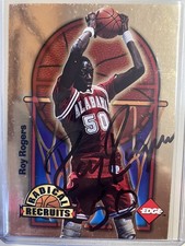 Alabama Basketball Roy Rogers Signed card 