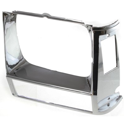 Headlight Bezel (Chrome-Left) 55002245 12419.11 fits 84-90 Jeep XJ & MJ main image 1