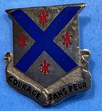 Us Army 126th Infantry Regiment Unit Crest Pin