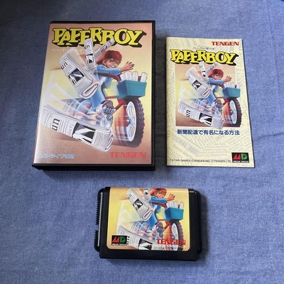 Paper Boy Mega Drive Video Game Software Japan Import
