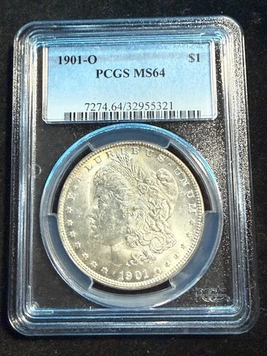 1901 O MORGAN DOLLAR PCGS MS64 321