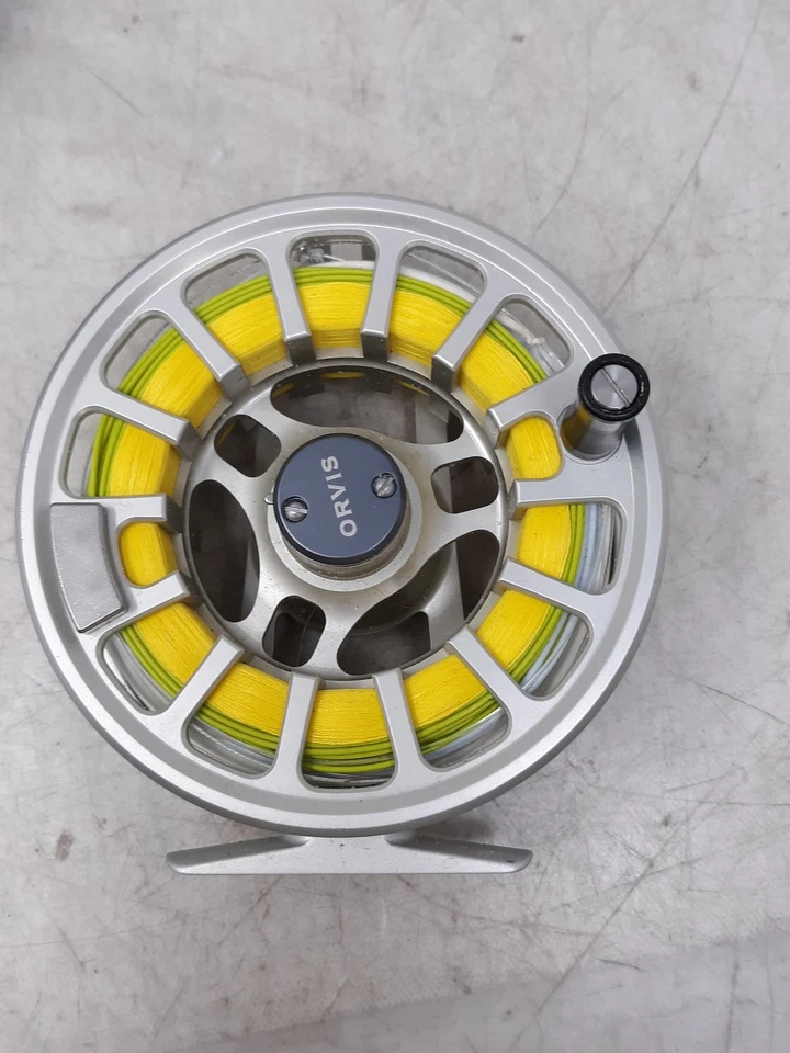 Carrete de pesca con mosca Orvis Hydros V con bolsa - Buen estado usado Foto 2 de 4