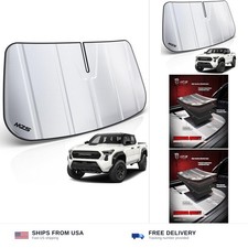 MZS Windshield Sun Shade Compatible with Tacoma 2024 2025 2026, Foldable Truc...