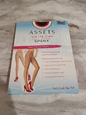 Spanx Assets Red Hot Label Super Control High Waist Sheers SZ 2B Blackest Black