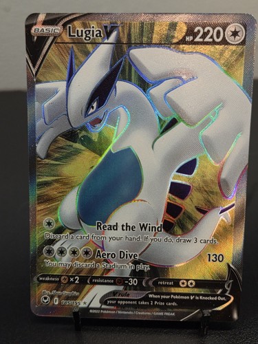 Lugia V 185/195 Full Art Holo Ultra Rare - SWSH12 Silver Tempest EN 220