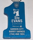 Vintage Lincoln Mercury Advertising Keychain, Garden City, Michigan — photo 2