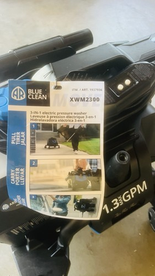 #ad AR Blue Clean XWM2300 Electric Pressure Washer 2300 PSI Quick Connect Hose Gun $150.00
