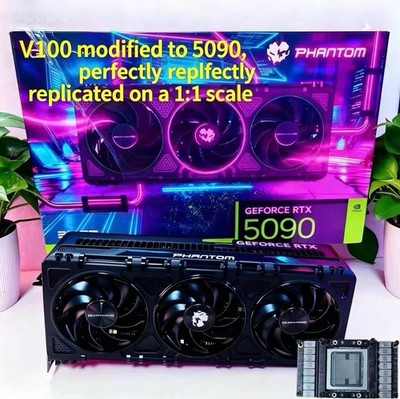 NVIDIA Tesla V100 16GB/32GB SXM2 AI GPU + PCIe x16 Adapter Cooling Kit