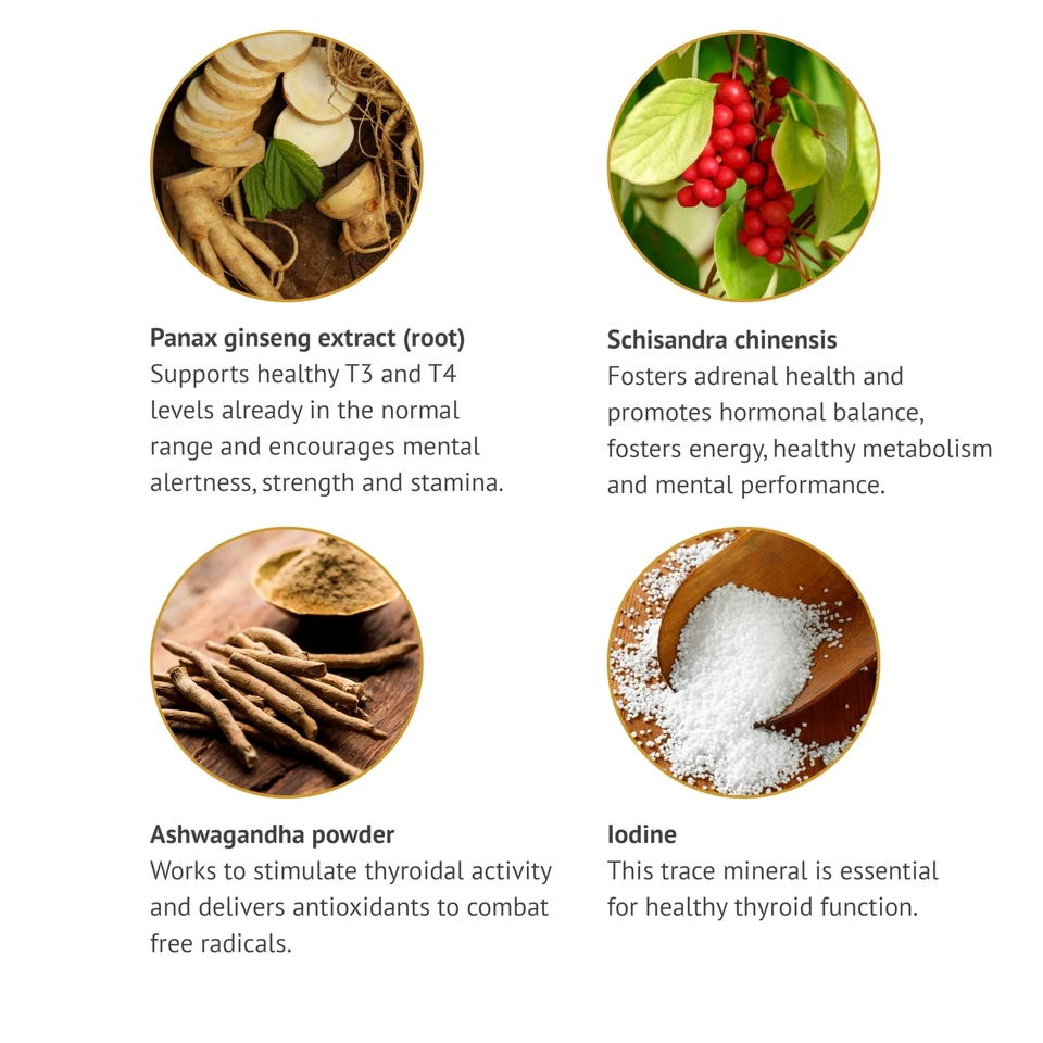 Botanic Choice Tiroides Completa - Soporte Ahora con Ashwagandha Schisandra Chin... Foto 4 de 4