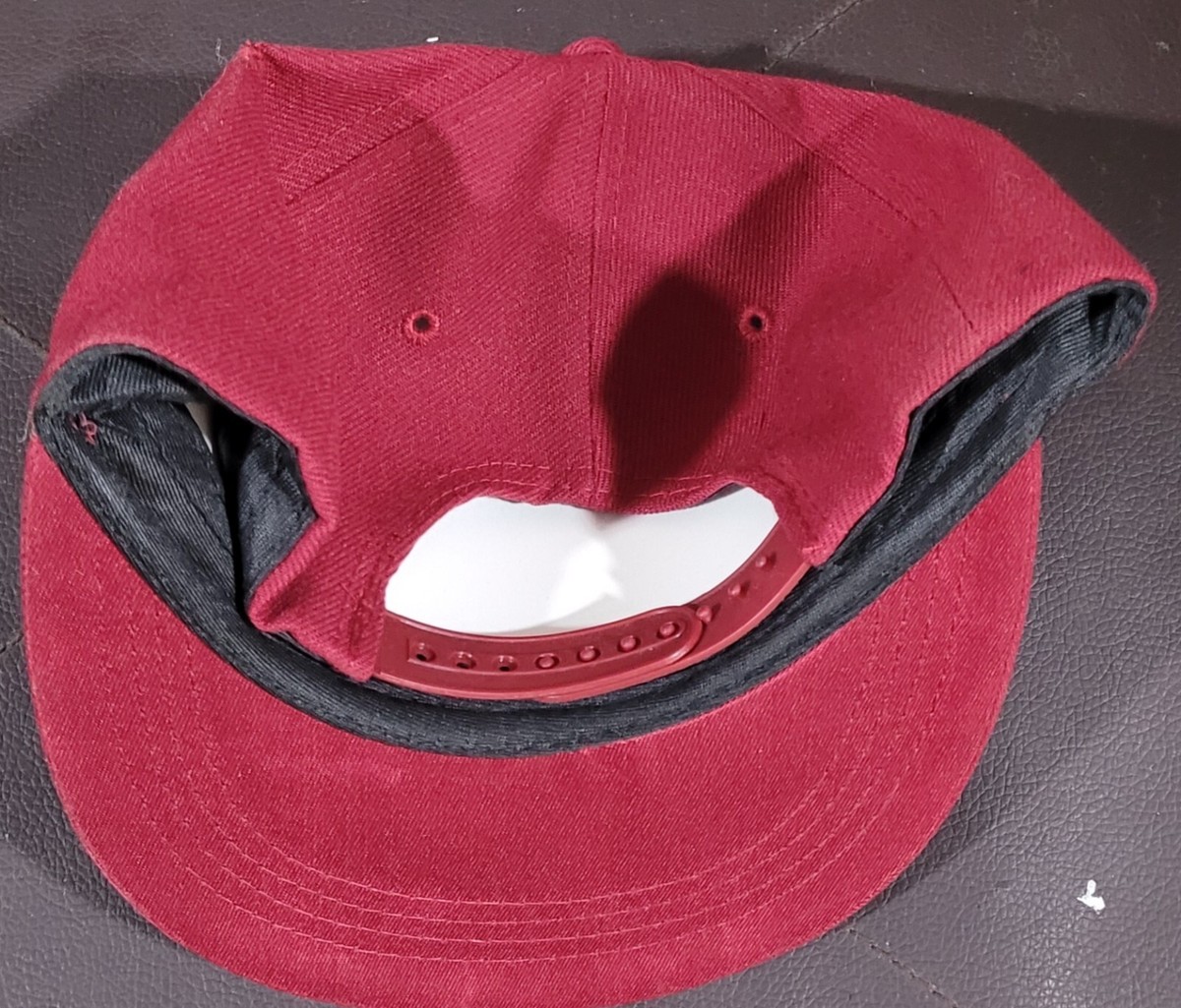 Red American Flag Embroidered Low Profile Baseball Cap US Flag Hat Adjustable View 2