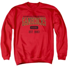 Jacksonville State Adult Crewneck Sweatshirt Est. Date, Red, S-3XL