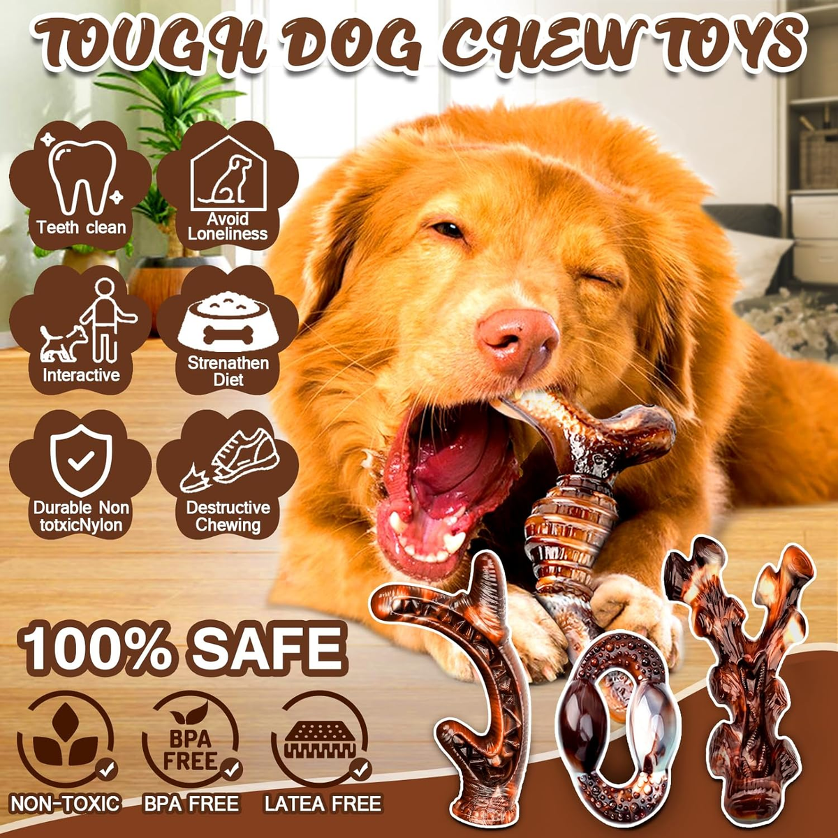 air kong squeaker football dog toy large Air KONG Squeaker Football Dog Toy– 1800PetSupplies.com main image 0