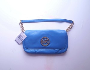 blue michael kors purse