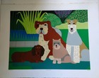 Shigeo Okumura OKU  "FRIENDS"  Original Serigraph 6 / 250 pencil signed RARE — photo 7