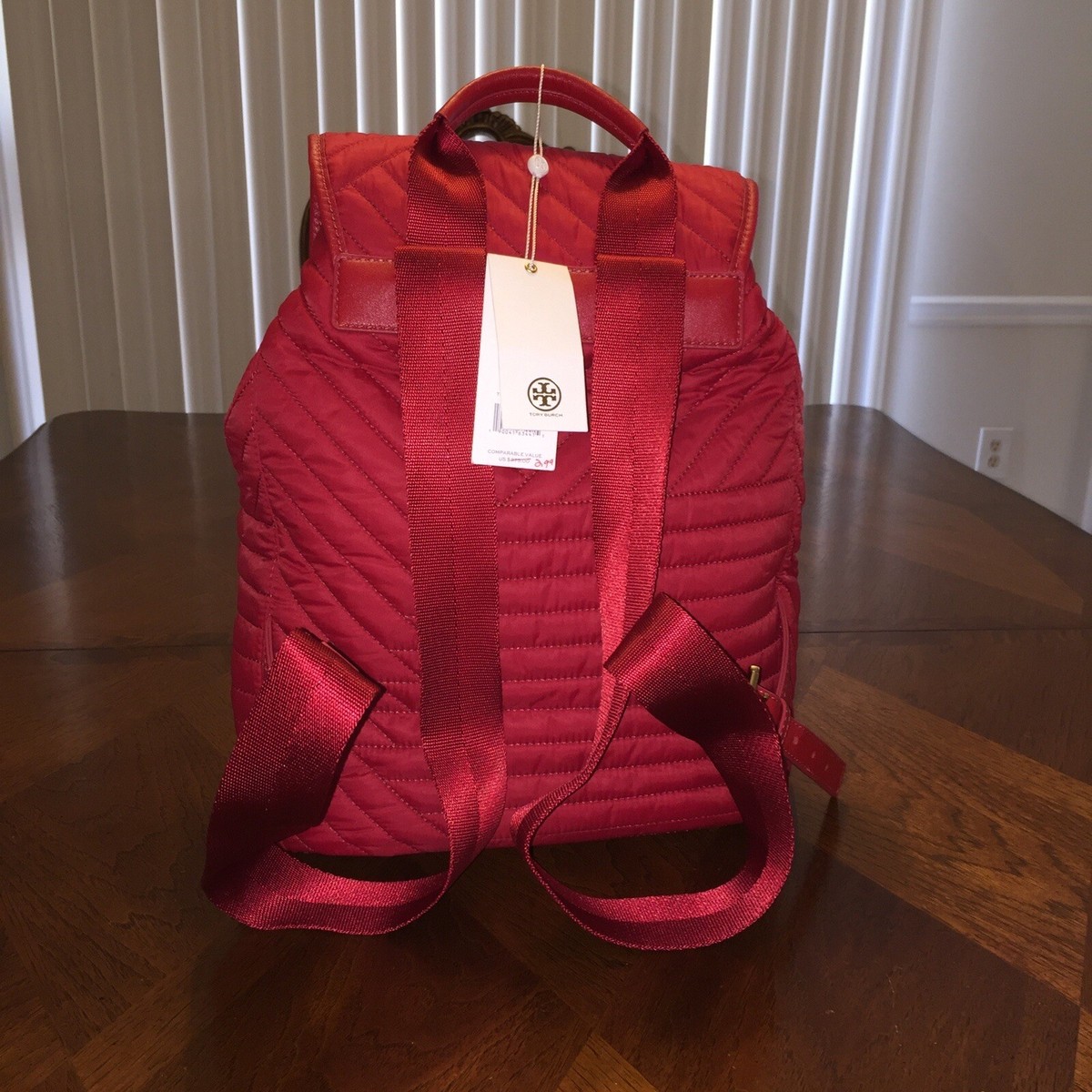 NWT Tory Burch Nylon Quilted Backpack NWT Tory Burch ELLA QUILTED Nylon Backpack | Mercari main image 4