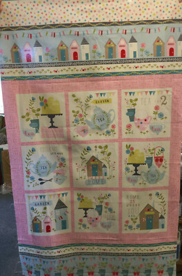 Tea Party Panel by Tea and Sympathy for Studio E   23'' x 44 