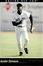 1993 Pinnacle #497 Andre Dawson Boston Red Sox HOF