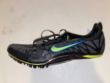Nike Zoom Superfly R3 Green and Black Track and Field Cleats Size M 12.5 / W 14