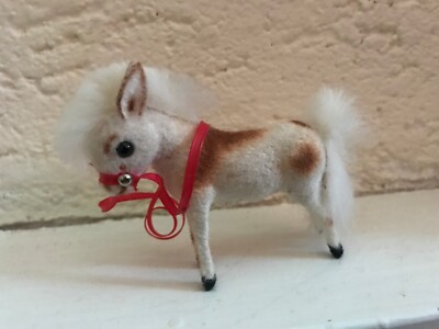 Pony von Wagner, Handarbeit, beflockt, für Puppenhaus, frühe 70er Jahre
