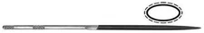 GLARDON-VALLORBE OVAL NEEDLE PRECISION FILES -160MM- CUTS 00-0-1-3-4  LA2409