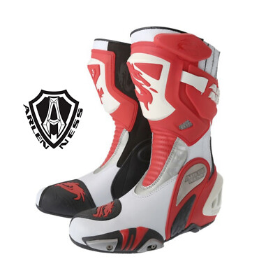 Arlen Ness Leather Riding Track Racing Boots Shoes Size 13 US 47