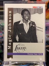 1992 Magic Johnson Rookie Year 1979 Retirement Year 1991 Lakers NBA HOOPS NNO 7A