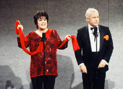 Rosie Odonnell As Liza Minnelli Phil Hartman On Snl 1993 Tv Old Photo