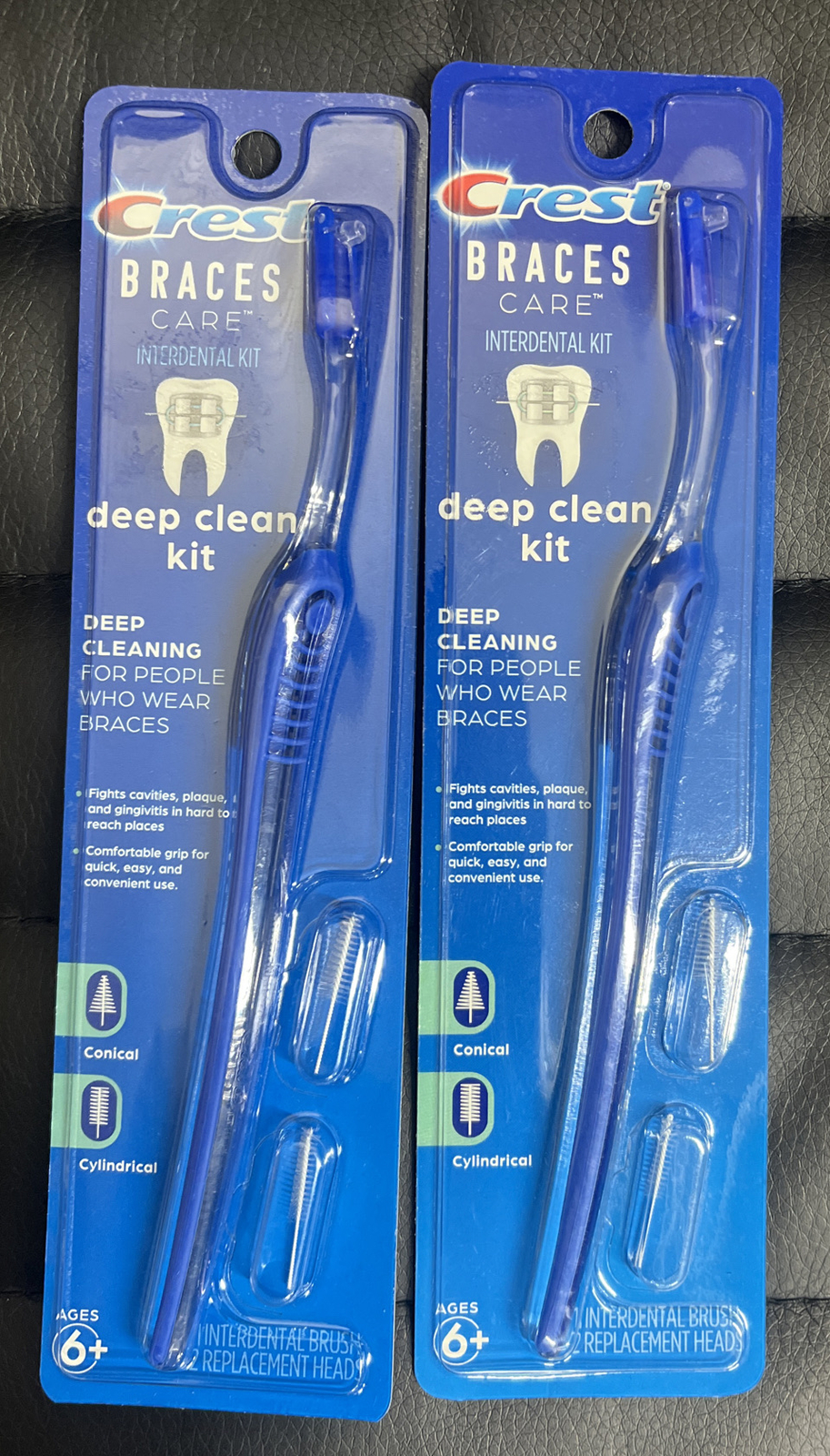 2 Crest Braces Care Interdental Deep Cleaning Brush Kit For Braces 2