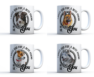 I Asked For a Best Friend Custom White Ceramic Mug (11 oz or 15 oz)