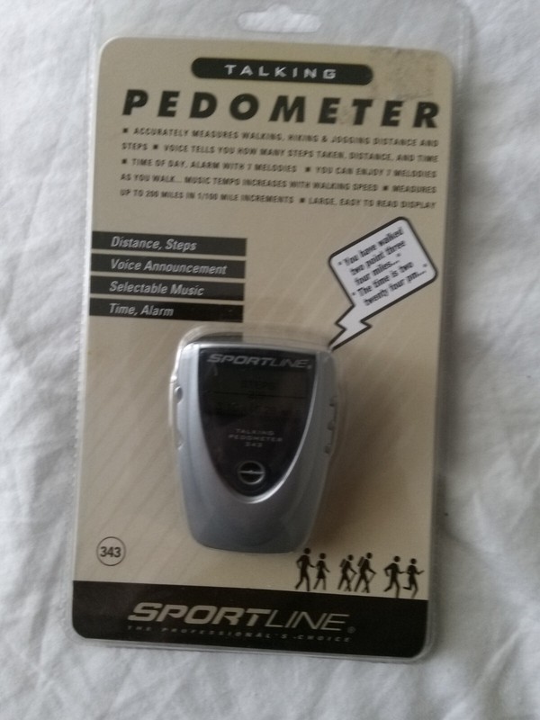 sport line talking pedometer