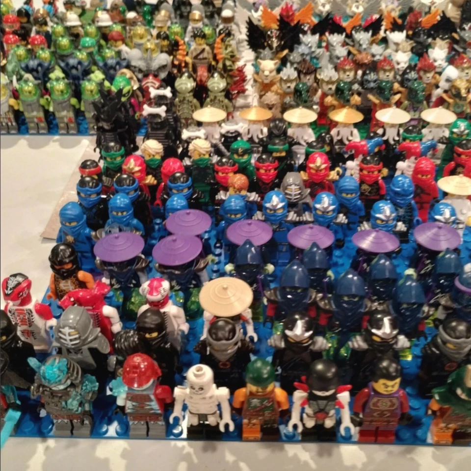 Lote a granel de 10 minifiguras Lego Star Wars Marvel lote de minifiguras DC Castle Atlantis figura Foto 2 de 4